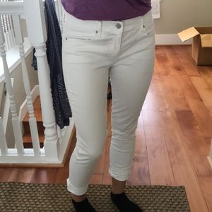 GAP 1969 white legging jeans